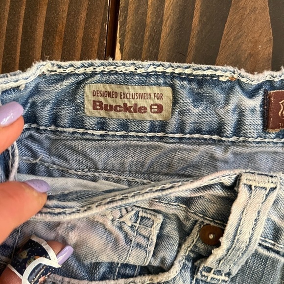 Men’s Big Star Pioneer Regular Bootcut Cut Off Denim Shorts. Size 30W. - Picture 6 of 9